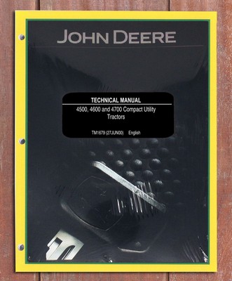 John Deere 4500, 4600, 4700 Compact Utility Tractors Operator’s Manual (North American Version