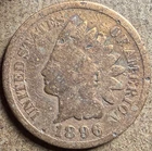 1896 Indian Head Cent Penny  FREE SHIPPING