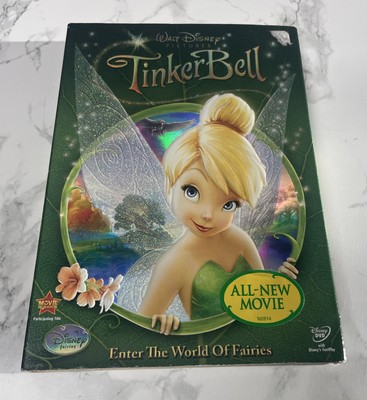 Walt Disney Tinker Bell Enter The World Of Fairies DVD Slipcover Pixie Hollow. 