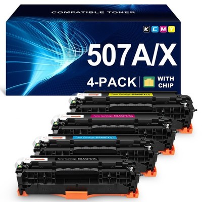 ALLWORK Compatible Toner Cartridges for HP 507X 507A CE400X Laserjet M570dn M551