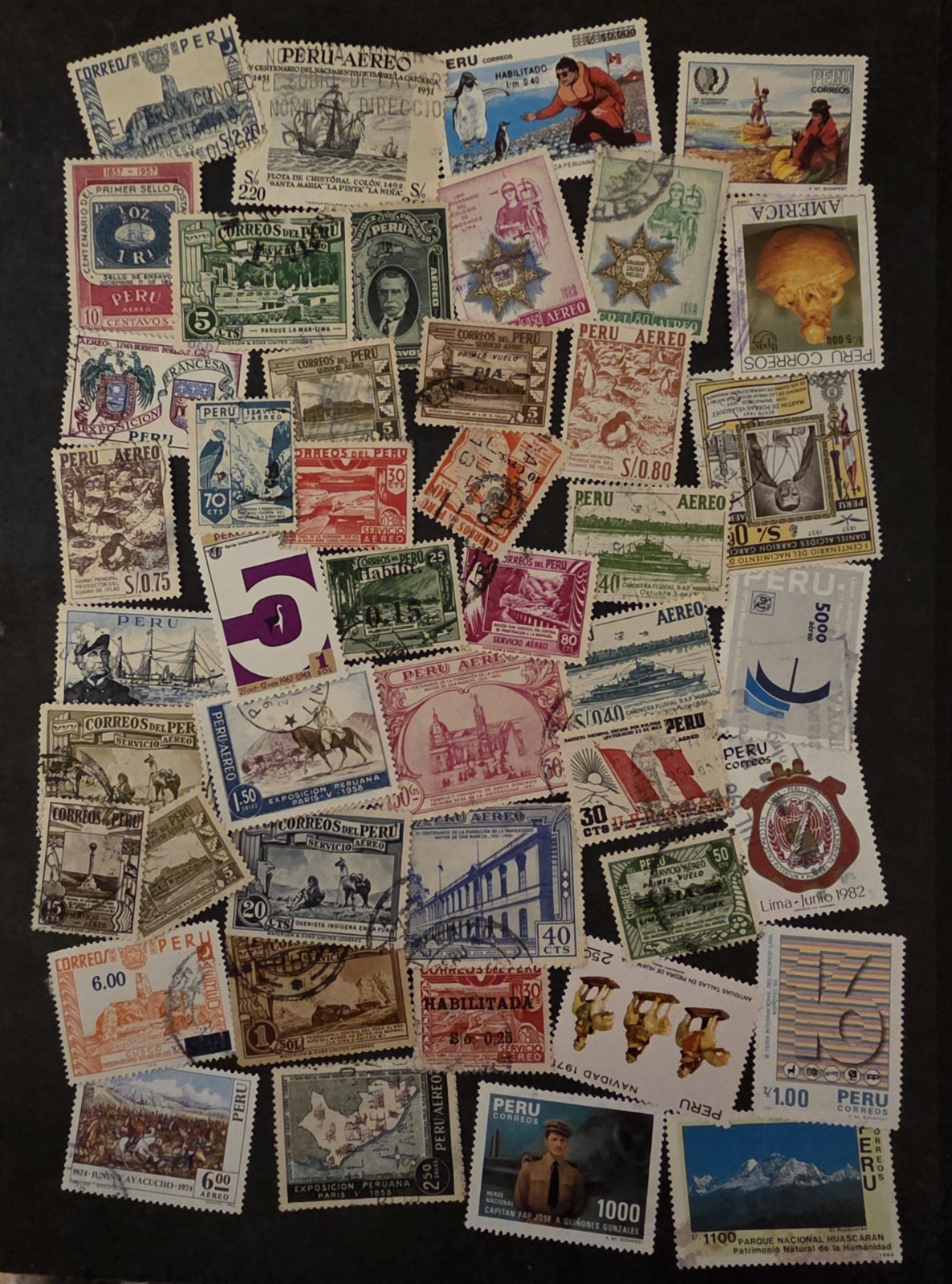 PERU Stamp Lot Used T24374