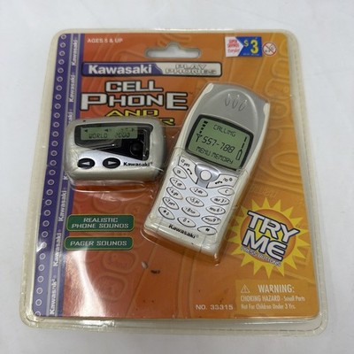 Vintage Kawasaki Kidz Toys Play Phones Cell Phone & Pager #33315 1991 New Sealed