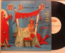 Ed Mccurdy Lp When Dalliance Was In Flower On Elektra - Vg++/ Vg++