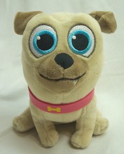 Just Play Disney Puppy Dog Pals SOFT TAN ROLLY PUG 6" Plush STUFFED ANIMAL TOY
