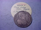 France 1/2 Testone Henry II 1554 Anger Mint #9251