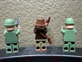 LEGO Indiana Jones Minifigure Lot Of 3 Russian Soldier X2 Indiana L40