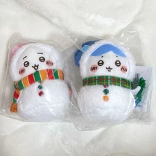 Chiikawa Any my Lottery kuji Hachiware Snowman plush toy mascot set 2025 JPN NEW