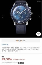 Brand new, unused Zeppelin and Pelle Morbida collaboration watch.