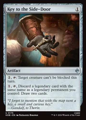 MTG Key to the Side-Door ** The Hobbit ** English