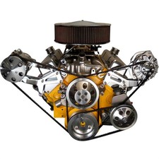 Bills Hot Rod Co. Sbc Ps Alt. And Ac Brackets Side Raw