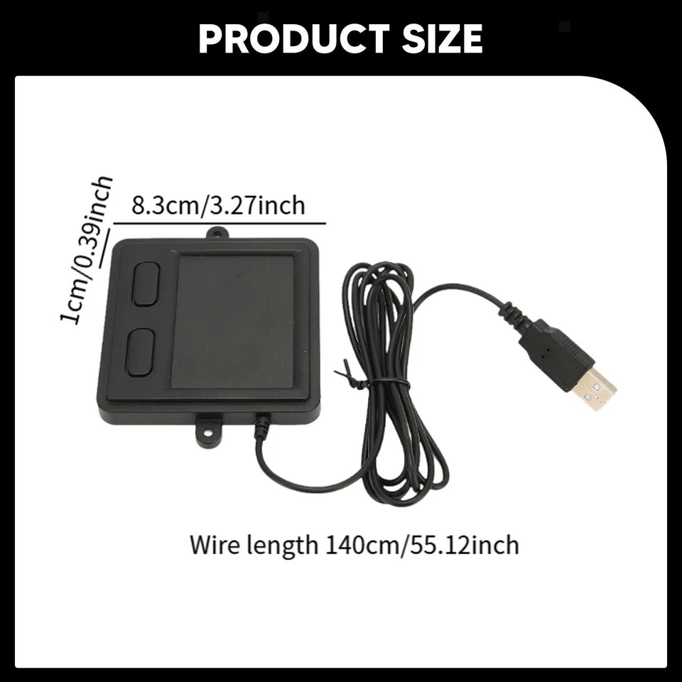 USB Wired Touchpad Multifunction Trackpad Mouses for Office Laptops Desktops - Image 3 of 4