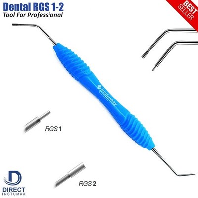 Dental Instrument RGS 3/4 Silicone Handle Depth Dimensions for Restoration