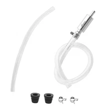 1 Pack Brake Bleeder Hose, One Way Check Valve Tube Bleeding Tool Kit with 6 