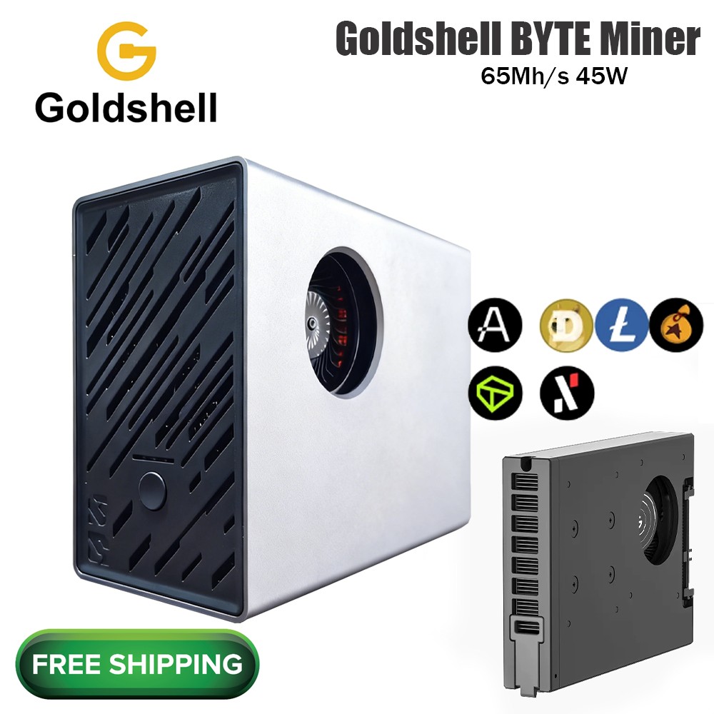 Goldshell BYTE Miner 65Mh/s 45W 45dB With WIFI 65W±5% LOT
