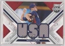 2019 Elite Extra Edition USA National Team Materials Black /399 Matt Cronin oh8