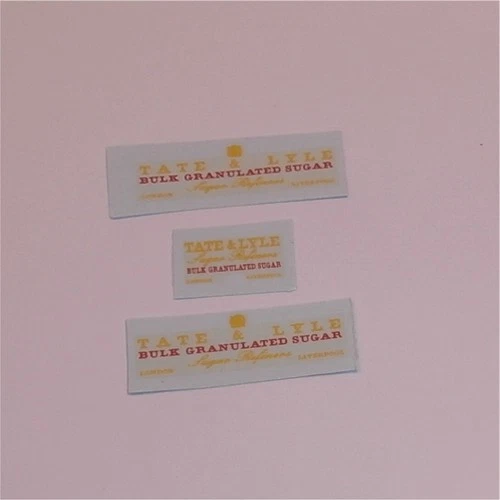 Matchbox Lesney 10c Tate & Lyall Sugar Container Decal Set