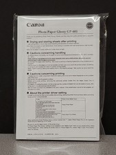 Canon Photo Paper Glossy GP-601 4" x 6" 50 sheets per pack