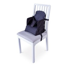 Red Kite Travel Booster Seat - Soft and Comfortable Padded Seat Black 