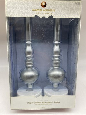 Marcel Wanders For Target Silver Candles With Ceramic Base 2009