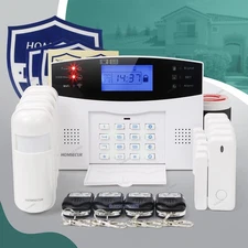 HOMSECUR Wireless &wired WIFI 4G GSM Home House Alarm System+4*PIR+Door Sensor
