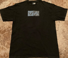 VINTAGE Y2K MADE IN USA RVCA BOX LOGO GRAPHIC T-SHIRT ( MENS M ) BLACK PREOWNED