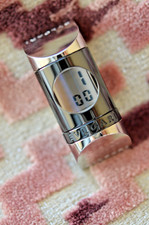 Reloj digital de acero inoxidable para dama Bvlgari Ipno IP 20 S