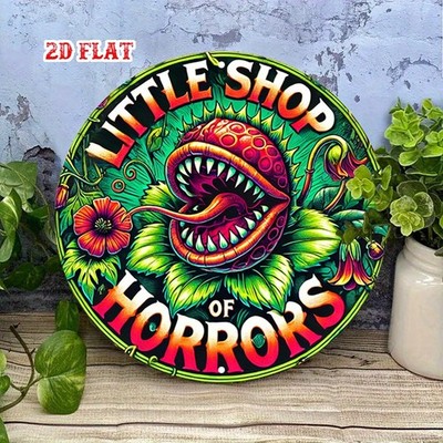 ''Horror Shop'' Inspired Tin Metal Signs Home Décor Horror Movie Poster with Audre