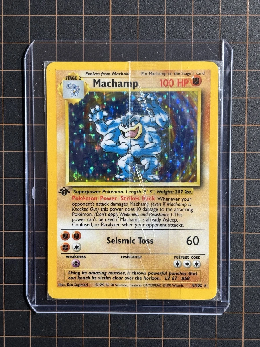 First Edition Pokémon Machamp Individual Cards for sale