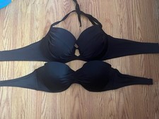 Victoria's Secret Black Push-Up Bikini Top Set Two Styles
