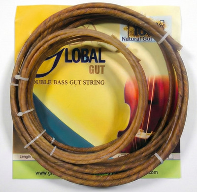 GlobalGut 3/4 Upright Double Bass Gut Strings: EADG 3/4 (180cm), Handmade
