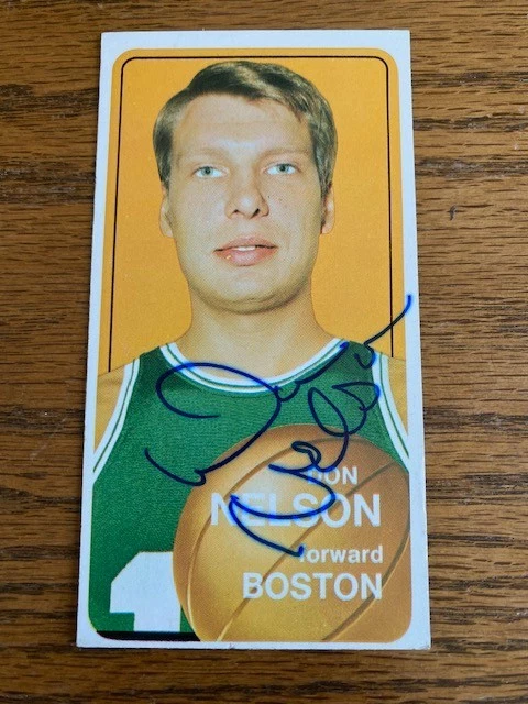1970-71 Topps Basketball #86 Don Nelson Boston Celtics Autographed