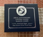2025-P Proof $1 American Silver Eagle Marine Corps Privy Box & COA 250th 25MPM