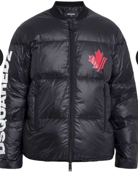 Herren DSQUARED2 Puffer Schwarz 40