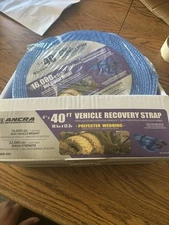 New Ancra Cargo 4" x 40' Vehicle Recovery Strap w/Sewn Loops free shipping