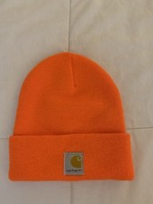 Carhartt Cuffed Beanie Bright Orange Youth OS Used Excellent Condition