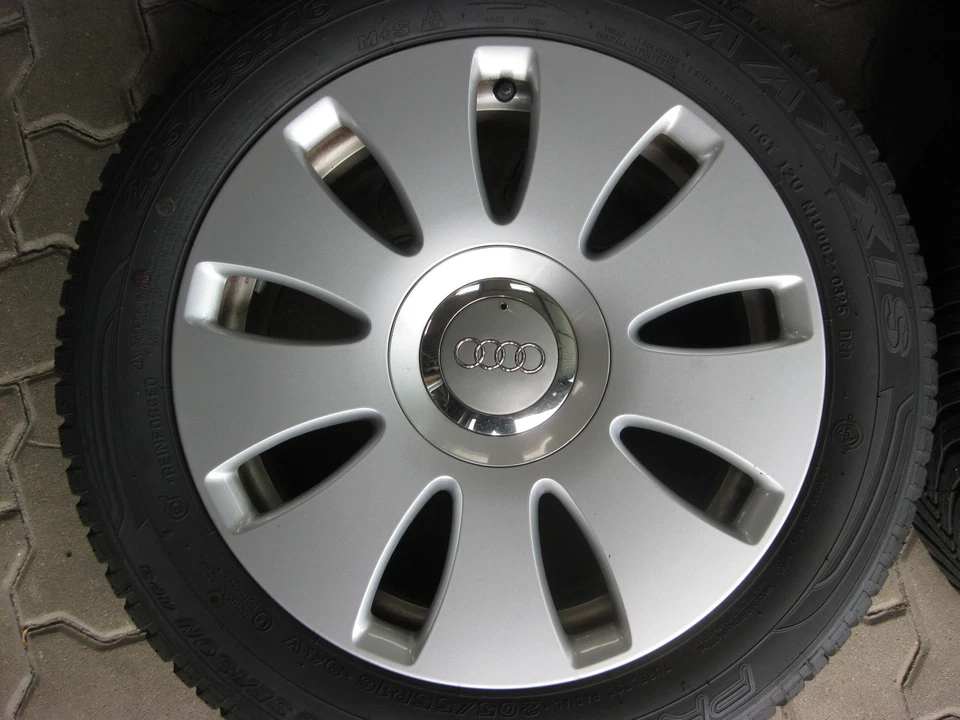 Kompletträder Alufelgen Ganzjahresreifen Audi A4 B7 8E 7Jx16 ET42 205/55R16 94V - Bild 2 von 4
