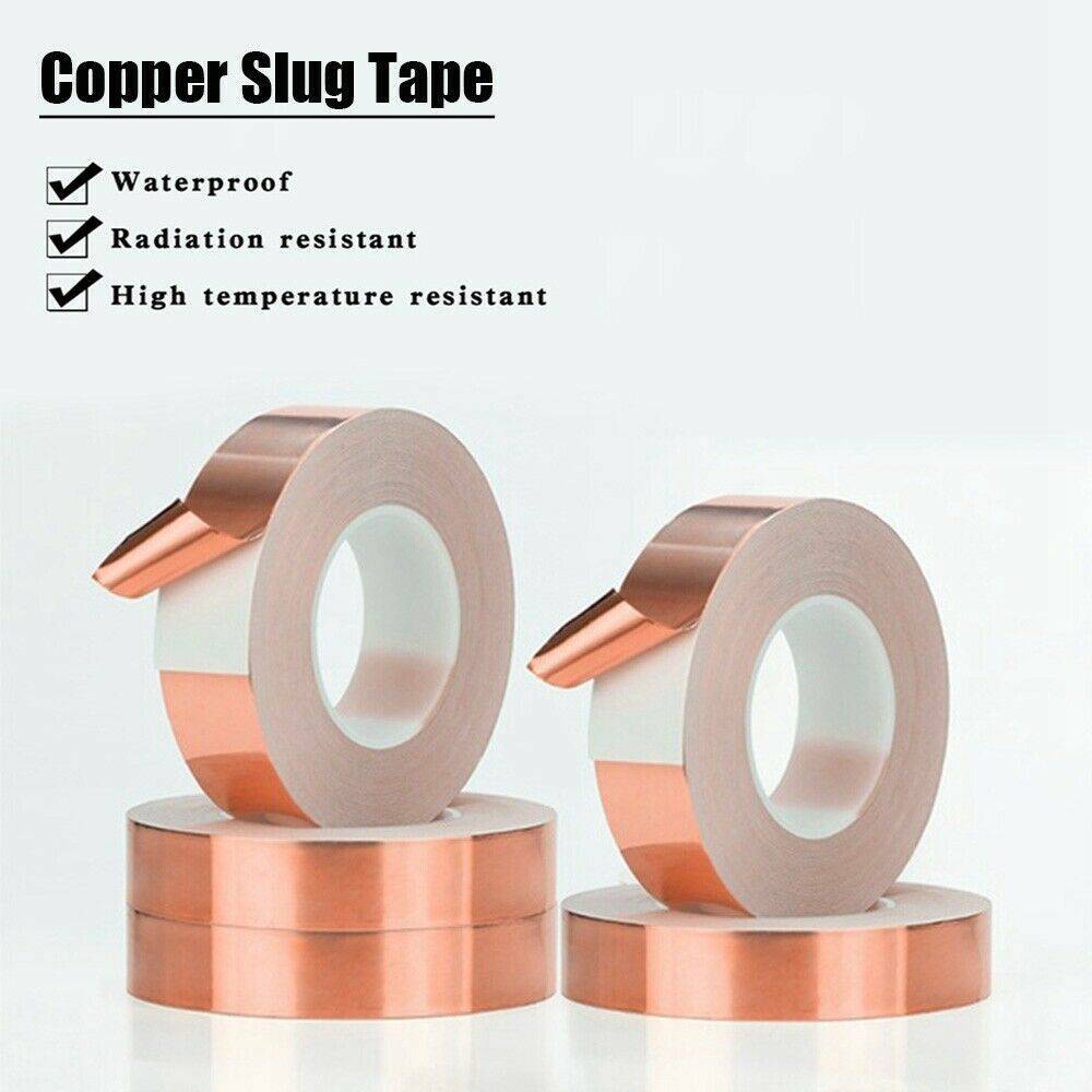 O³ Kupferband 50 Mm X 20 M – Selbstklebend, Schneckenschutz Für Hochbeet & Topf, EMI-Abschirmung Elektrisch Leitfähiges Band O³ Kupferband 50 Mm X 20 M – Selbstklebend, Schneckenschutz Für Hochbeet & Topf, EMI-Abschirmung Elektrisch Leitfähiges Band
