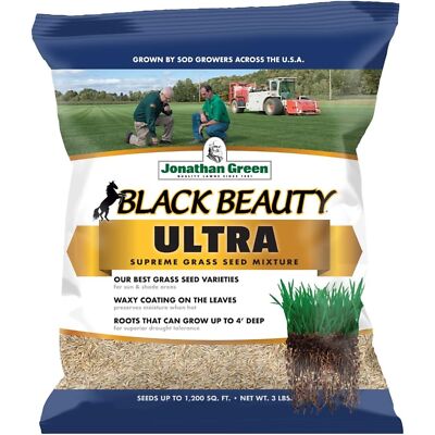 Jonathan Green Black Beauty Ultra Grass Seed, 3 Lb