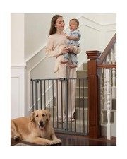 InnoTruth 28.9-42.1" Wide Baby Gate for Stairs, 30" Tall Dog Gates for Doorwa...