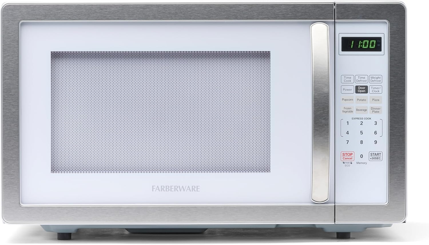 Countertop Microwave 1000 Watts, 1.1 Cu Ft - Microwave Oven with LED Lighting an