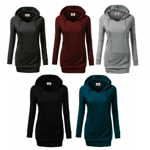 Hoodie Jacket Tunic Sweatshirt 