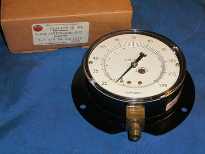 #ad MARSH QUALITY 1 RAE 60170 BCP 002 GAUGE 25° 125° F DIFF PRESSURE 3.5quot; 1 8quot; BM $24.88