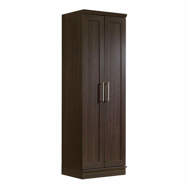 Sauder 411965 Homeplus Storage Cabinet L 35 35 X W 17 01 X H 71 18 Oak For Sale Online Ebay