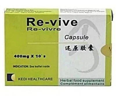 KEDI HEALTHCARE REVIVE Herbal Capsules For Greater Sexual Wellness (Men)