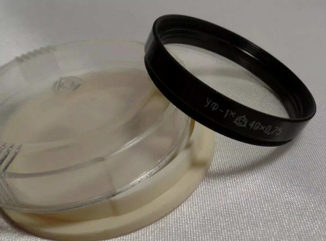 a UV Protection-1x LZOS Russian 49x0.75mm Vintage Light Filter for Lens 1239