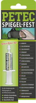 PETEC SPIEGELFEST Spiegelkleber 93800 Verklebung Rückspiegel Windschutzscheibe