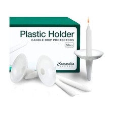 Candlelight Service, Church Vigil Plastic Reusable Candle Holders Pack of 50...