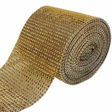 Multicolor Crystal Rhinestone Ribbon Tape Diamond Mesh Gift Decorations