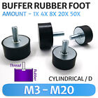 <!--F#f_0-->BUFFER Rubber Foot Mount Anti Vibration STOP Male M3 M4 M5 - M20 Cylindrical / D<!--F/-->