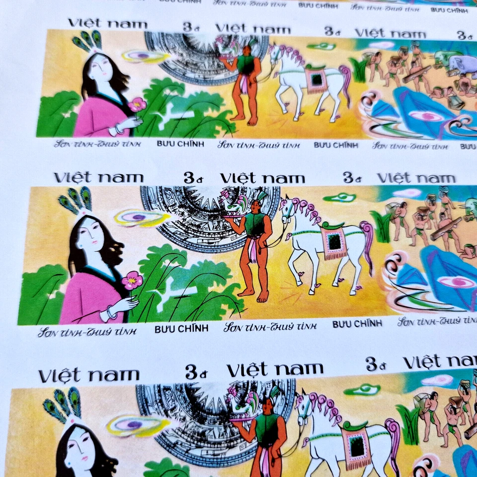 Vietnam 1987 imperf Battle Legends MNH 40 estampillas 5 juegos completos SC $67,50 Foto 4 de 4